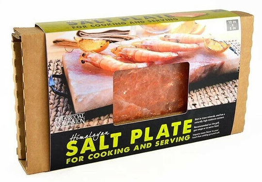 Himalayan Salt Plate – Perfect for Grilling, Serving, and Cooking - Kitchen on Fire STORE