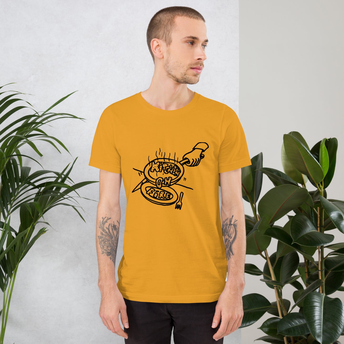 Kitchen on Fire Unisex T-shirt by Kof Pot – Perfect for Food Lovers & Cooking Enthusiasts - Kitchen on Fire STORE