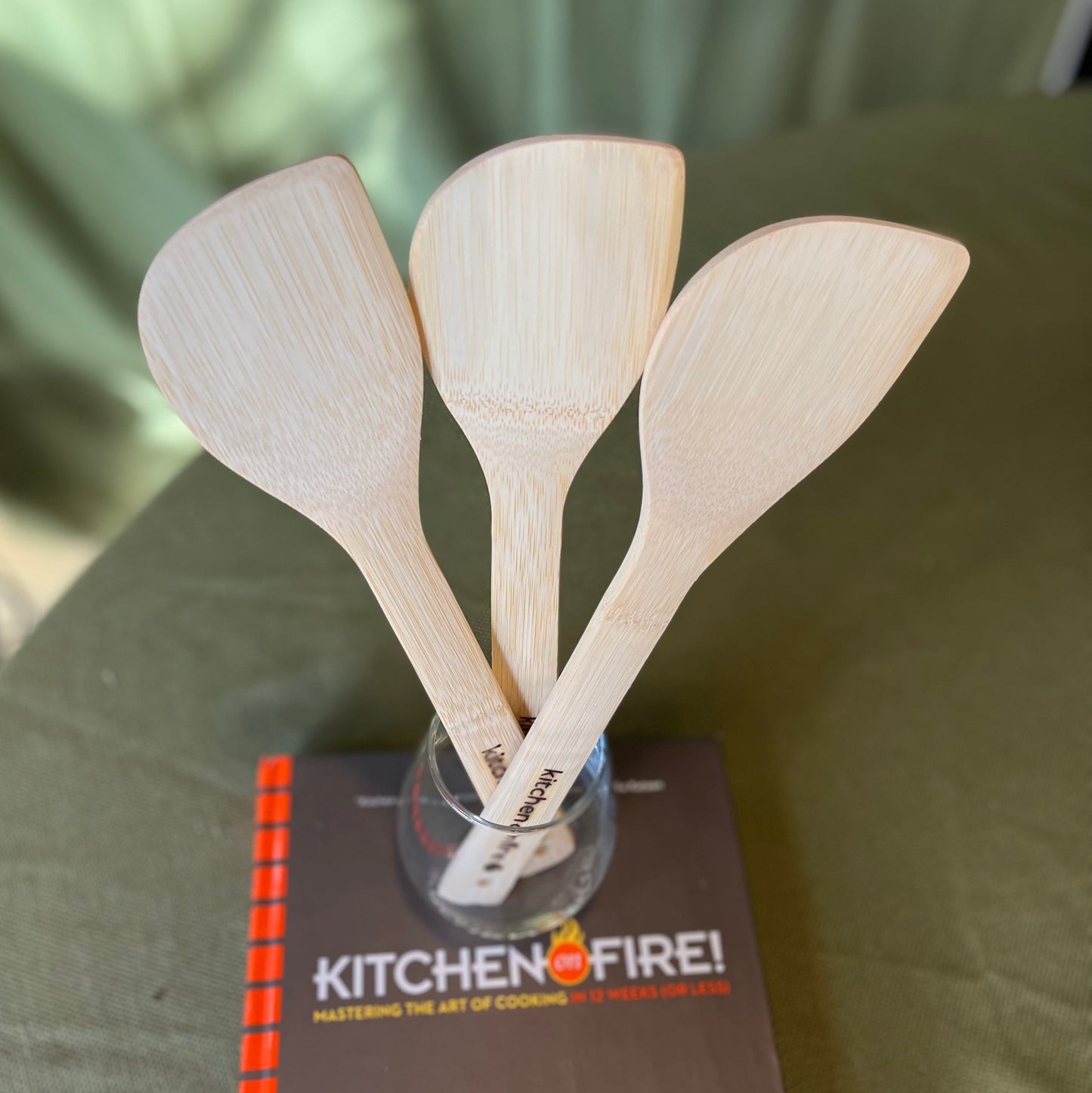 Handcrafted Wooden Spatula – Perfect for Precision Cooking & Scraping - Kitchen on Fire STORE
