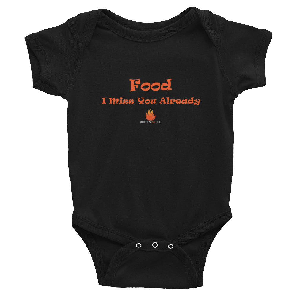 Soft & Comfortable Infant Bodysuit – Easy Changing with Lap Shoulders - Kitchen on Fire STORE