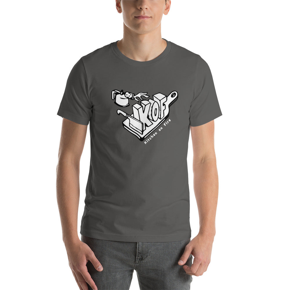 Fun Design Bold & Vibrant Graphic Unisex T-Shirt - Kitchen on Fire STORE