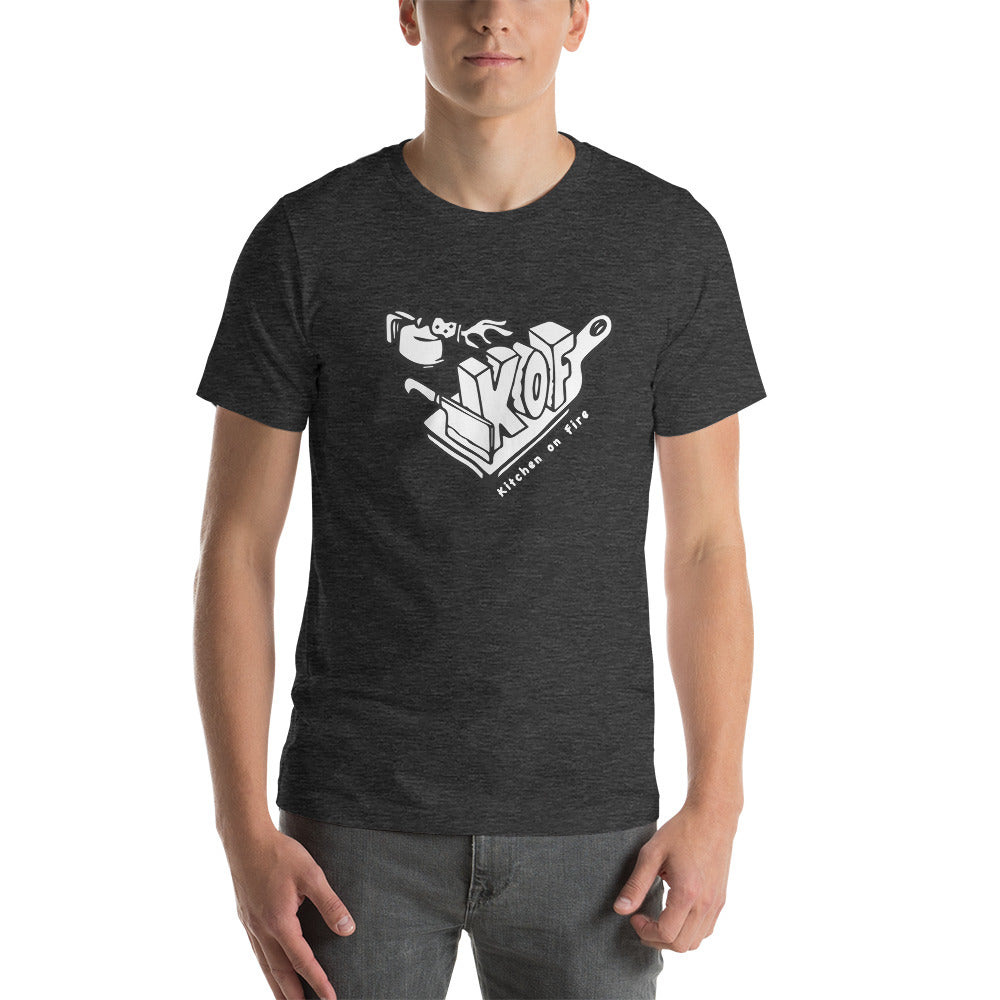 Fun Design Bold & Vibrant Graphic Unisex T-Shirt - Kitchen on Fire STORE