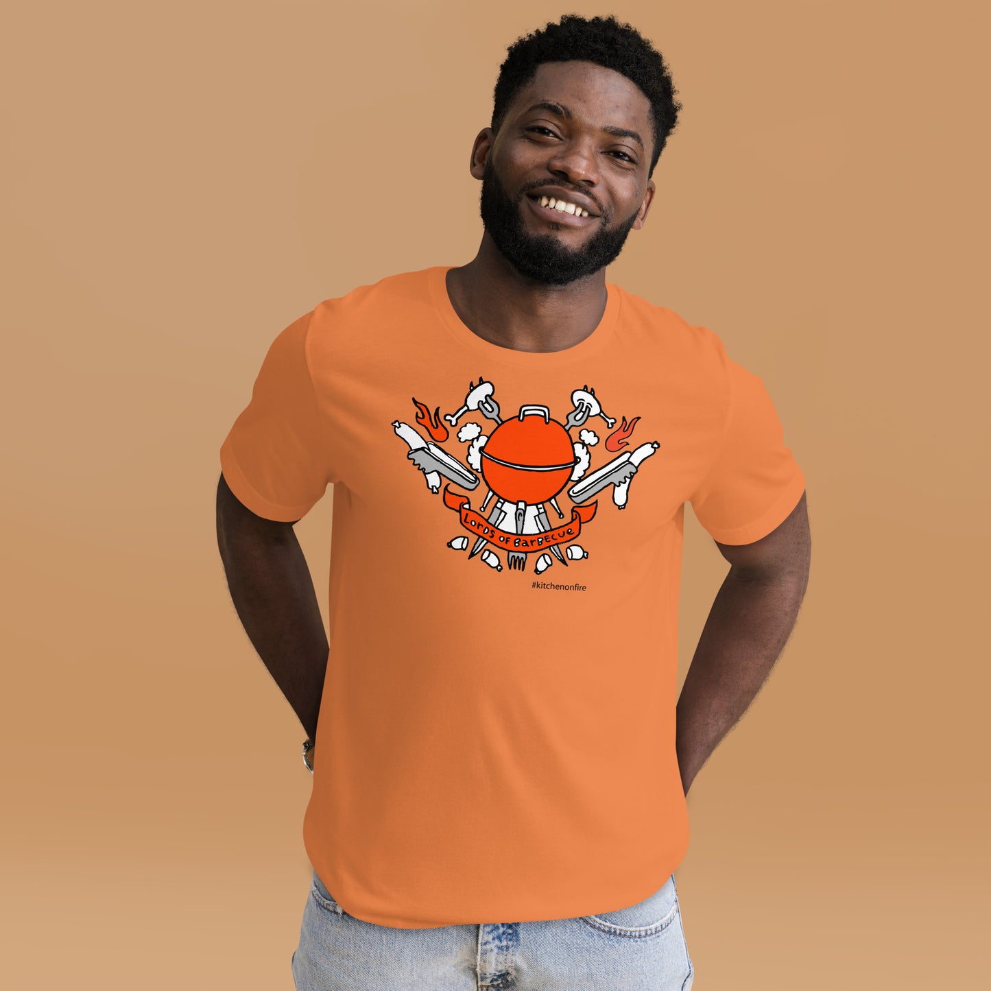 Lord of Barbecue Unisex t-shirt - Kitchen on Fire STORE
