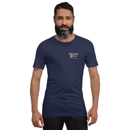 Flaming Kitchen Unisex T-shirt – Trendy Front & Back Printed Design - Kitchen on Fire STORE
