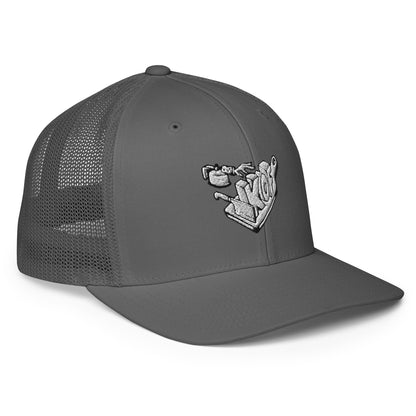 Closed-Back KOF Trucker Cap – Fire Up Your Style with Kitchen on Fire Gear - Kitchen on Fire STORE