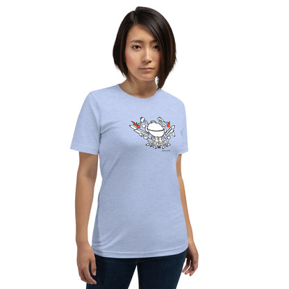 Fire Up the Grill: Lords of Barbecue Short-Sleeve Unisex T-Shirt for BBQ Lovers. - Kitchen on Fire STORE