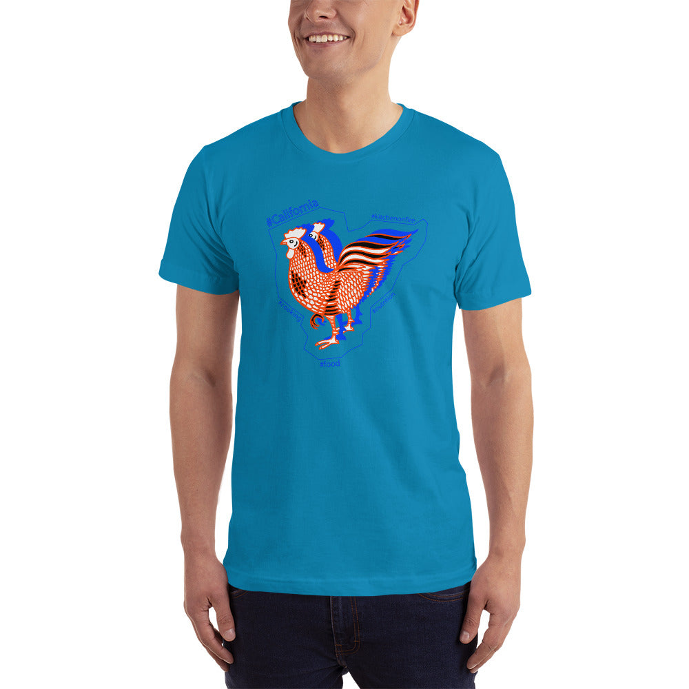 Multiple Color Roosters Modern Design # kitchen on fire T-Shirt
