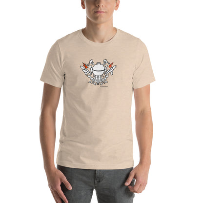 Fire Up the Grill: Lords of Barbecue Short-Sleeve Unisex T-Shirt for BBQ Lovers. - Kitchen on Fire STORE