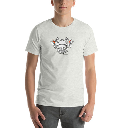 Fire Up the Grill: Lords of Barbecue Short-Sleeve Unisex T-Shirt for BBQ Lovers. - Kitchen on Fire STORE