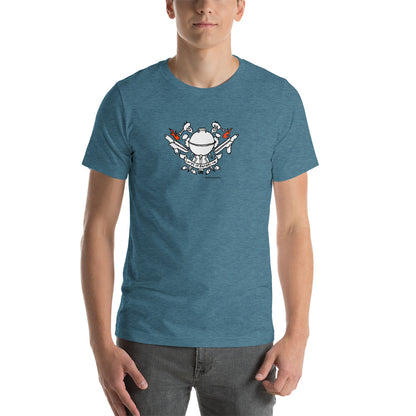 Fire Up the Grill: Lords of Barbecue Short-Sleeve Unisex T-Shirt for BBQ Lovers. - Kitchen on Fire STORE