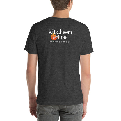Health is the New Orange Kitchen on Fire Unisex T-shirt – Bold & Motivational Graphic Tee - Kitchen on Fire STORE