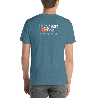 Health is the New Orange Kitchen on Fire Unisex T-shirt – Bold & Motivational Graphic Tee - Kitchen on Fire STORE