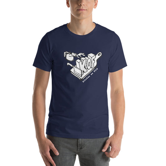 Fun Design Bold & Vibrant Graphic Unisex T-Shirt - Kitchen on Fire STORE