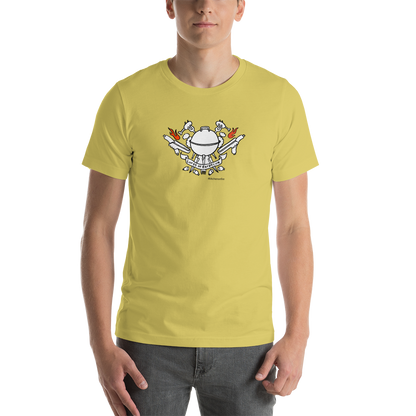 Fire Up the Grill: Lords of Barbecue Short-Sleeve Unisex T-Shirt for BBQ Lovers. - Kitchen on Fire STORE
