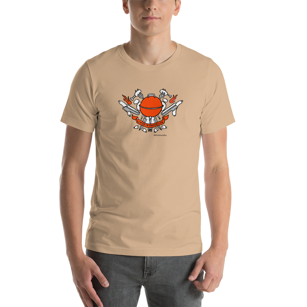 Lords of barbecue #kitchen on fire Short-Sleeve Unisex T-Shirt