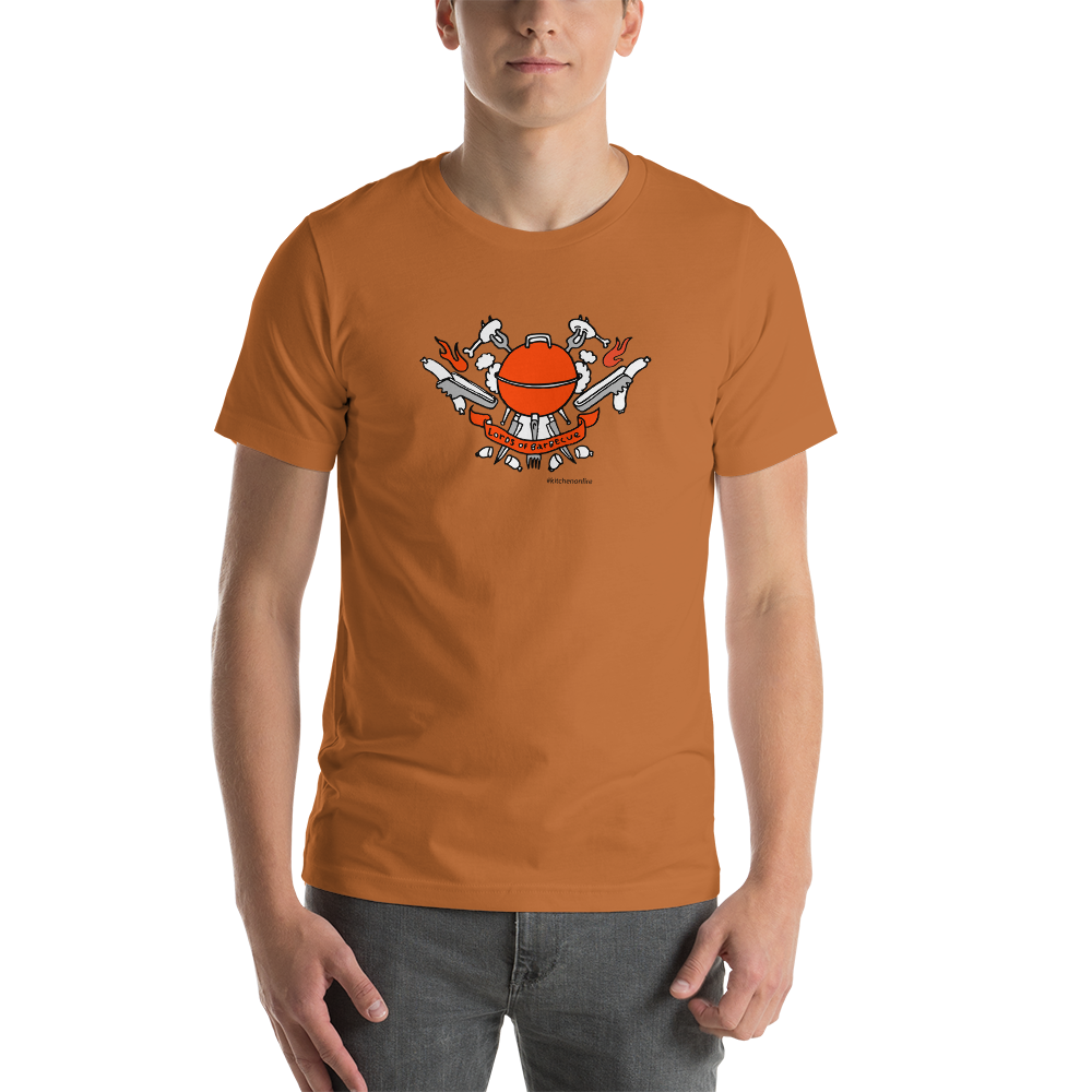 Lords of barbecue #kitchen on fire Short-Sleeve Unisex T-Shirt